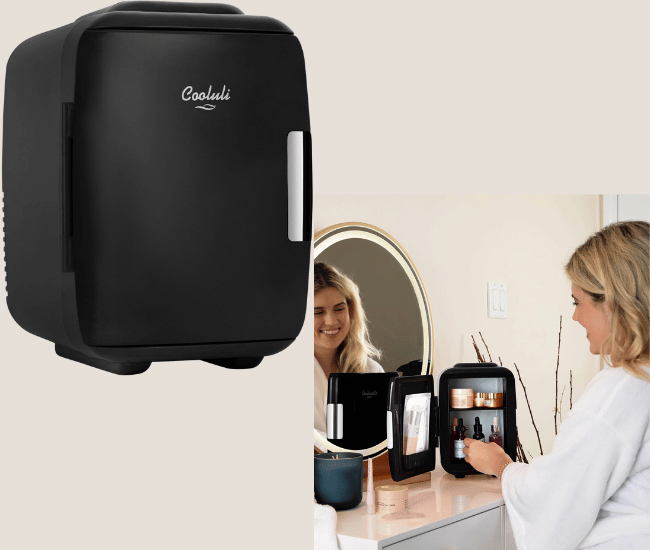 Cooluli Mini Fridge – 4L Skincare, Food & Drink Cooler/Warmer