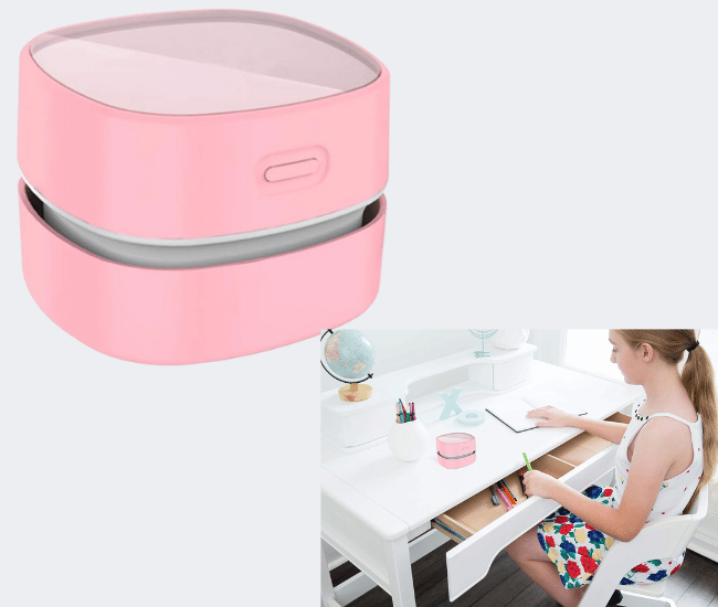 Desktop Vacuum Cleaner – Cordless Mini Table Dust Sweeper