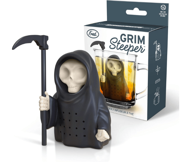 Grim Reaper Tea Infuser – Fun & Functional Silicone Strainer
