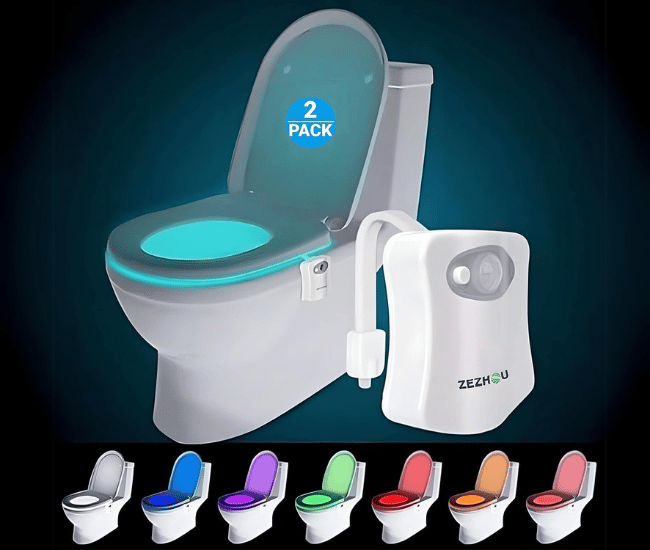 Motion Sensor Toilet Night Light
