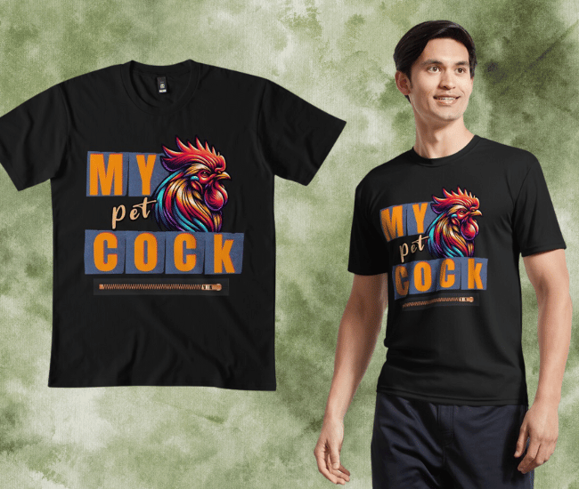My Pet Cock - Men's Naughty Premium T-Shirt by MyWishlistToday