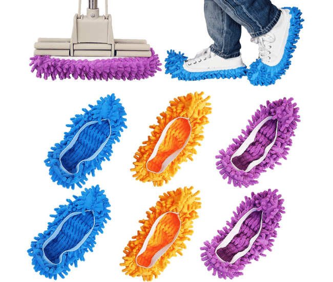 Reusable Microfiber Mop Slippers