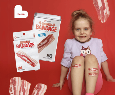 Bacon-Shaped Bandages