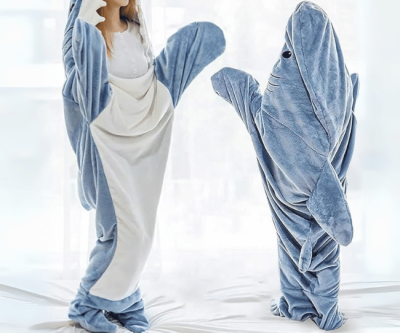 Shark Wearable Blanket Hoodie