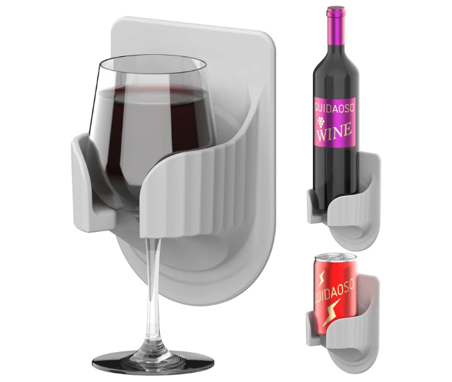 Wall-Mounted Shower Drink Holder – Multi-Functional Bathroom Cup Dispenser